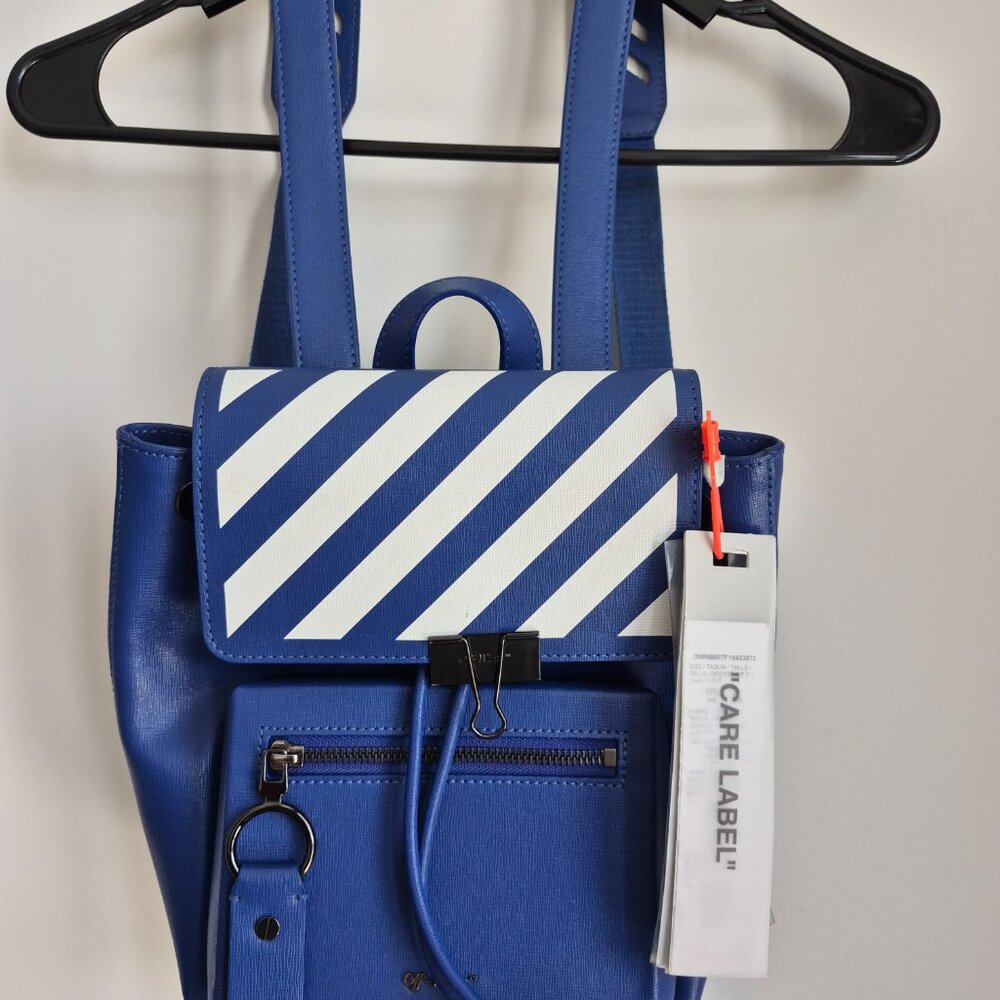 Off-White Binder Clip Backpack